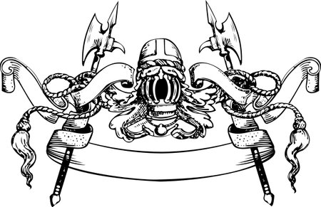 Knight Bannerのイラスト素材