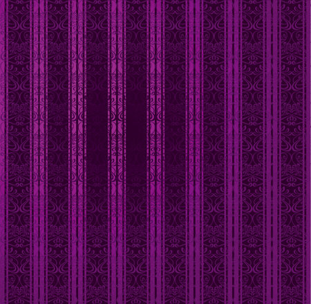 Purple Stripe Seamless Wallpaper. Vector Illustration.のイラスト素材