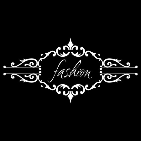 Decorative Vintage Ornate Banner. Vector Illustration.のイラスト素材