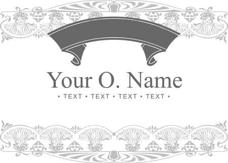 Retro Cardのイラスト素材