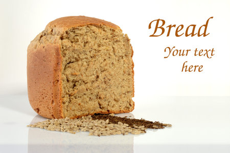 Picture of bread with text space