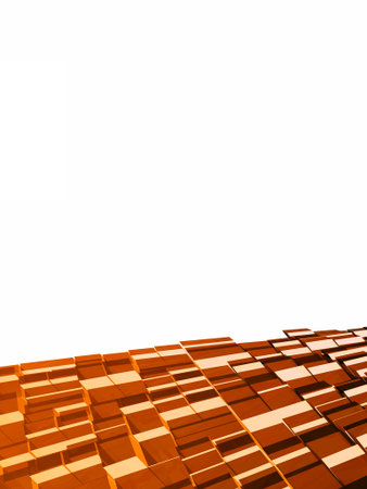 Abstract 3d technical illustration with space for textの写真素材