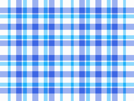 Blue and white plaid backgroundの写真素材