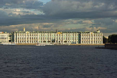 The State Hermitage Museum in Saint Petersburg, Russiaの写真素材
