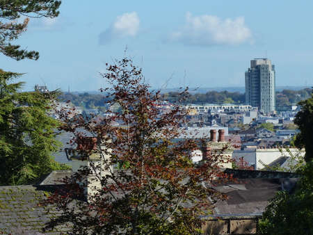 Cork city skyline Irelandの写真素材