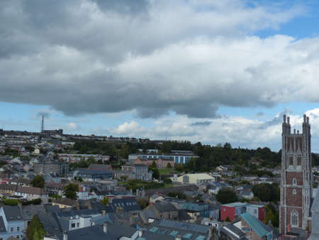 Cork city skyline view from Sundays Well Irelandの写真素材