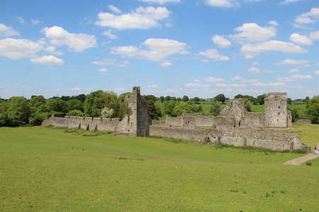 Kells Priory Thomastown Kilkenny Ireland sunny day blue skiesのeditorial素材
