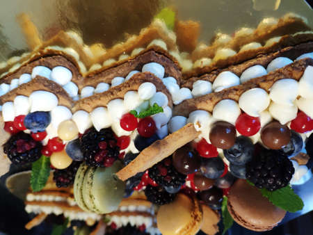 Christmas cakeの写真素材