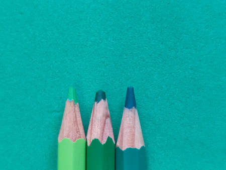 green pencilsの写真素材