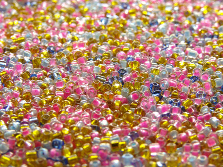 colorful beads abstract background                               