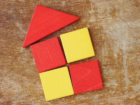 symbolic toy house as real estate concept                               の写真素材