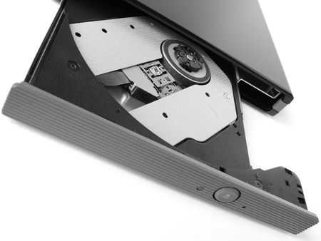 external DVD drive fragment                               の写真素材