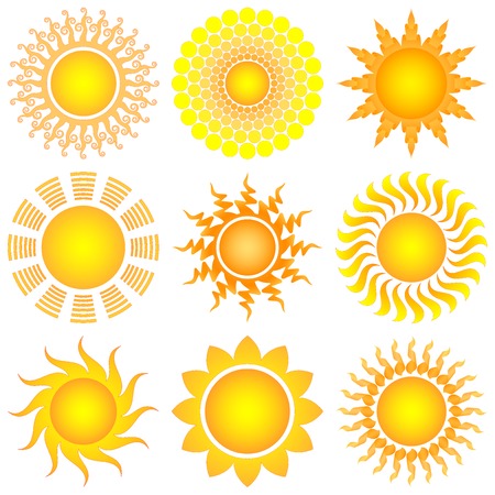 sun setのイラスト素材