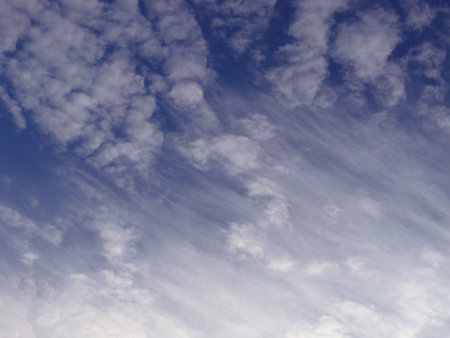 blue sky with clouds