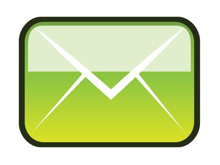 Message glass buttons isolated on whiteのイラスト素材