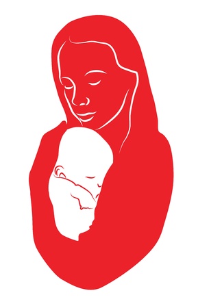 Mother s loveのイラスト素材