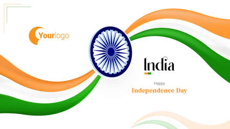 Indian Independence Day with logo - Best for background for PC
Indian flag color with ashok chakra wheelのイラスト素材
