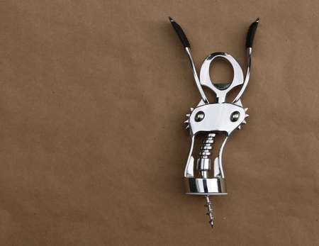 Corkscrew edited to look like a woman happily dancing.の写真素材