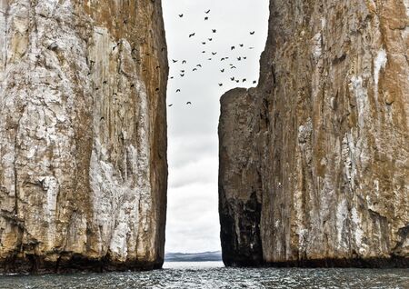 Kicker Rock Canal, Galapagos Islandsの写真素材