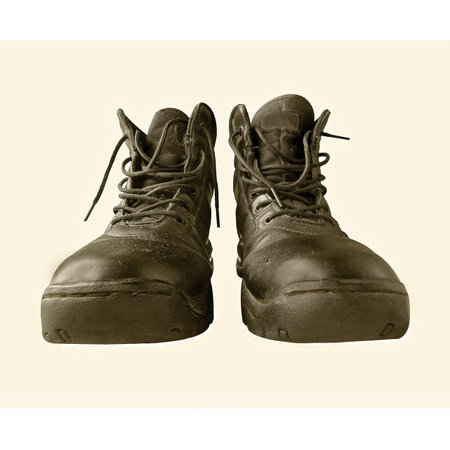 Used Worn out Boots