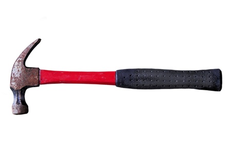 Isolated Red Hammerの写真素材