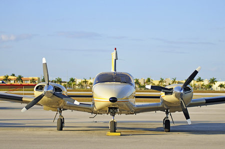 Small Airplane Frontal View