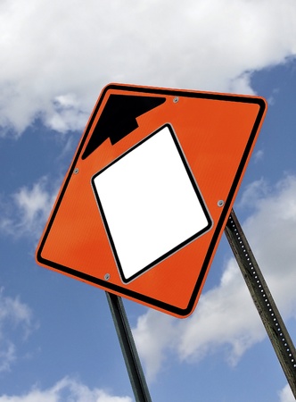 Street Sign with Space to Write onの写真素材