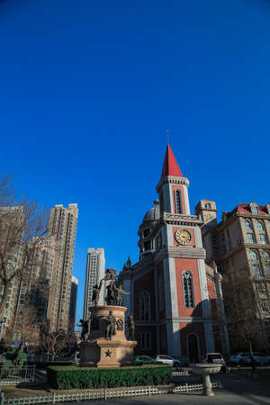 City cornerのeditorial素材