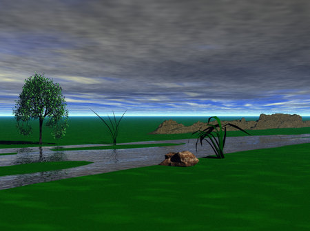 Dark Cloudsの写真素材