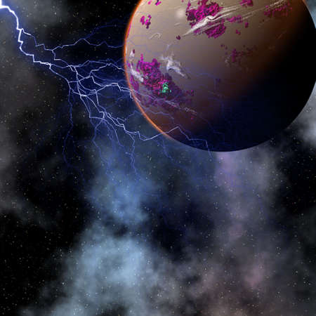 charged planetの写真素材