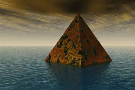 Pyramid Risingの写真素材