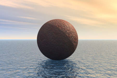 Floating Brainの写真素材