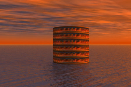 Cylinder and Sea