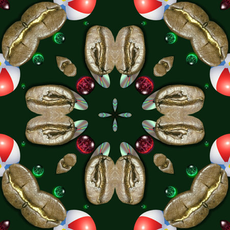 Vibrant Background Shapes and Patternsの写真素材