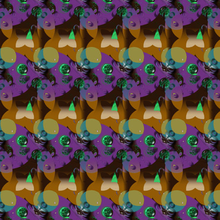 Vibrant Background Shapes and Patternsの写真素材