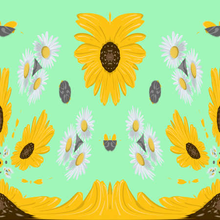 Sunflowersのイラスト素材