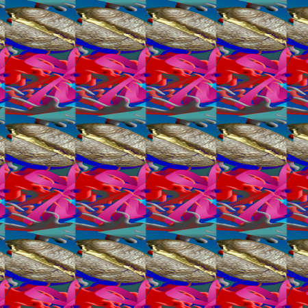 Patterns and Shapes Backgroundの写真素材