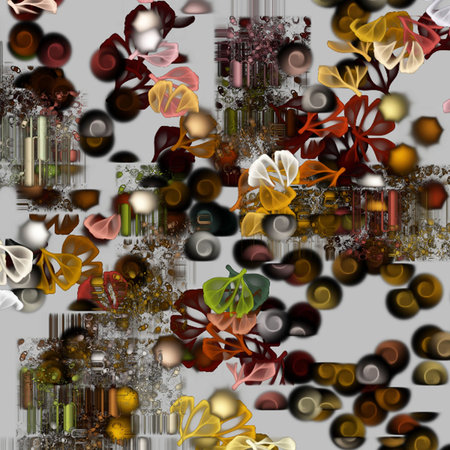 Retro Patterned Backgroundの写真素材