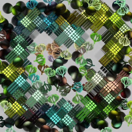 Retro Modern Backgroundの写真素材