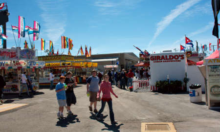 Scene from the Strawberry Festival in Plant City, Floridaのeditorial素材