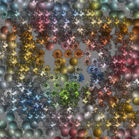 Modern Abstract Patternの写真素材