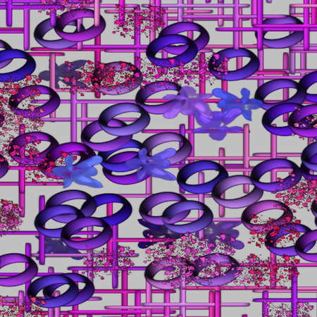 Modern Abstract Patternの写真素材