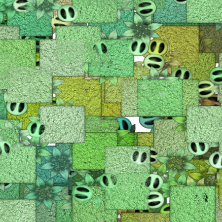 Retro Patterned Backgroundの写真素材