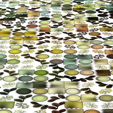 Retro Patterned Backgroundの写真素材