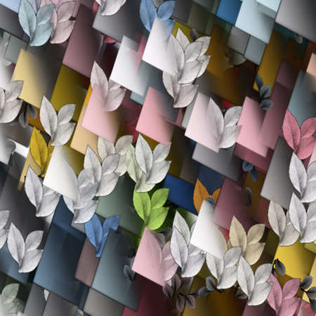 Retro Art Patternの写真素材