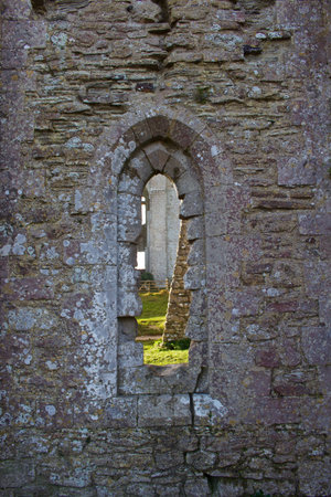 A Stone Window in Corfe Castle