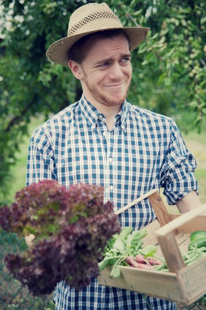 Young Farmerの写真素材