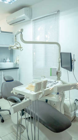 Dentists worked in the dental consiltorioのeditorial素材