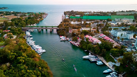 Aerial view of the city of Yalta. Crimea, Ukraine