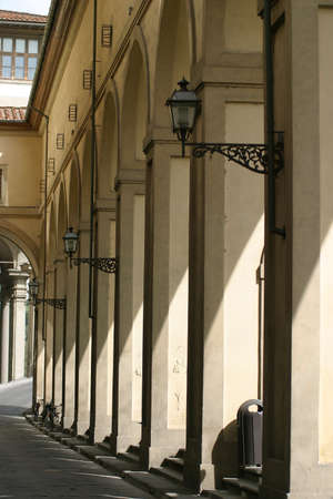Archways in the streets of Florenceの写真素材